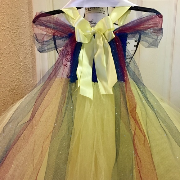 SNOW WHITE couture tutu dress/costume - Picture 5 of 6